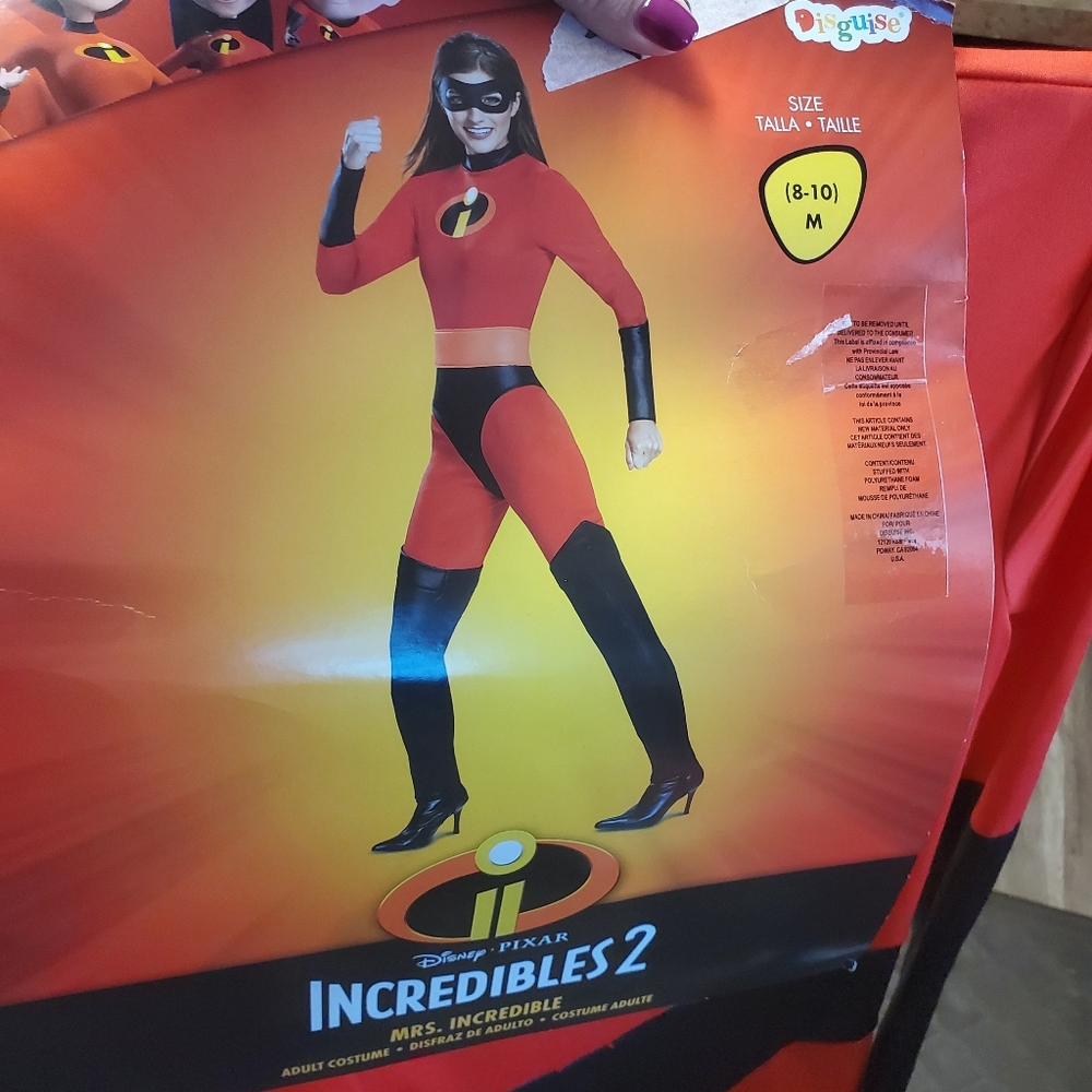 Incredibles 2 Mrs. Incredible Costume - Red and Black